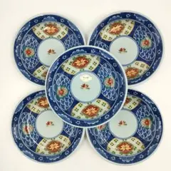 【未使用】有田焼 末峰窯 古伊万里風 小皿 5枚セット