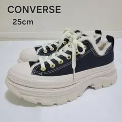 コンバース オールスター トレックウエーブ ボア OX 厚底スニーカー 25cmのサムネイル