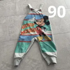 ミッキーマウス オーバーオール 90