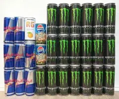 エナジードリンク 30本セット レッドブル8本 モンスターエナジー19本他のサムネイル