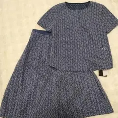 【定価5.5万】　レリアン　ネイビーとホワイト　セットアップ　サイズ　11