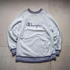 Champion チャンピオン リバースウィーブ 90s USA グレー 紫