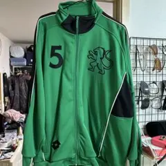 グリーン ブラック ジャージ セットアップ 番号5