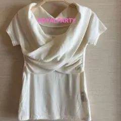 ROYALPARTYオフショル半袖 リブニット 着用2回❤お買い得のサムネイル