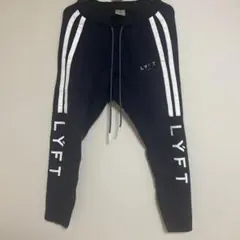 美品 LYFT パンツ ストレッチ  ブラック スキニー 筋トレ LYFT Stretch 2 Line Pants - Black – LÝFT