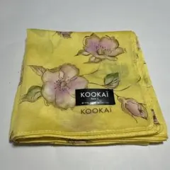 KOOKAI ハンカチ イエロー 花柄のサムネイル