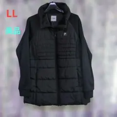 美品★FILA GOLF ゴルフ 切替 ダウンブルゾン 黒 LL コート