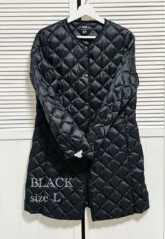 ユニクロ＊ウルトラライトダウン コンパクトコート/ BLACK / Lサイズ ①