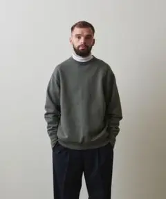 Steven Alan COTTON CREW NECK SWEAT-BOLD