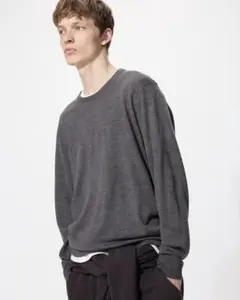 UNIQLO メリノクルーネックセーター3色セット XL