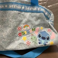 スティッチ 総柄 ボストンバッグ