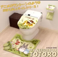 スタジオジブリ となりのトトロ ネコバス トイレマットセット 新品