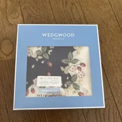 WEDGWOOD 花柄 ハンカチ ネイビー/ホワイトのサムネイル