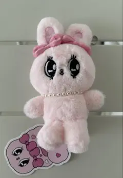 エスターバニー キーホルダー ピンク ぬいぐるみマスコット