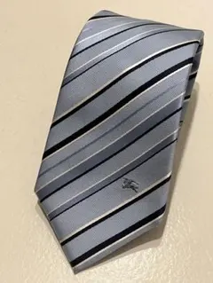 美品 BURBERRY BLACK LABEL ネクタイ シルク ストライプ
