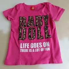 BABY DOLL Tシャツ 110サイズ ピンク