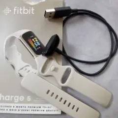 fitbitバンドと充電ケーブル