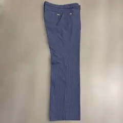 極美品 LANVIN SPORT 千鳥格子ジャガード総柄 ゴルフストレッチパンツ