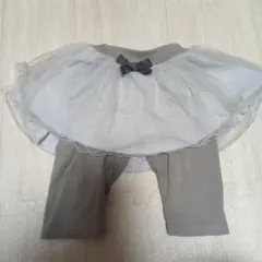 petit main チュチュ付きレギンス 80