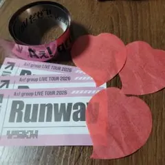 Aぇ!group Runway 銀テープ 落下物