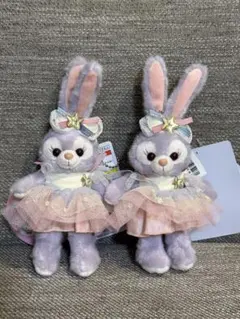 ディズニー40周年　フロムオールオブアス　ステラルー　ぬいぐるみバッジ　2点