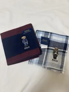【POLO RALPH LAUREN】 ハンカチ 2枚セット