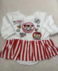 新品タグ付き　ミッキー長袖ロンパース　70-80 Littc