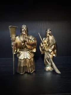 高砂人形 金属工芸 夫婦円満 縁起物のサムネイル