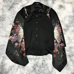 新品タグ付き】REZEN 紅葉×扇子ジップ付和袖シャツ - メルカリ
