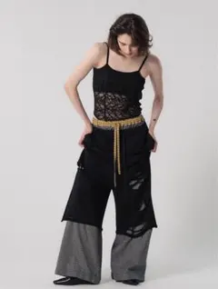 【ELCHELE】 DADDY CHECK WIDE PANTSのサムネイル