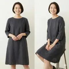 MARGARET HOWELL 麻 100% ワンピース 日本製 - メルカリ
