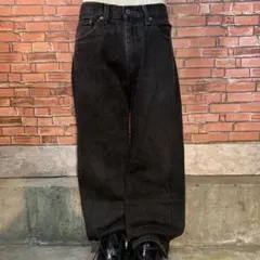 usa古着 LEVI'S 505 ブラックデニムパンツ 36×30 アメカジ