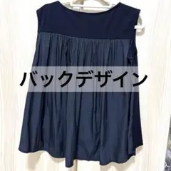 最終値下げロペピクニック　ノースリーブ　トップス　バッグデザイン　ネイビー38