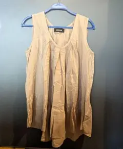 zucca 無袖襯衫 米色