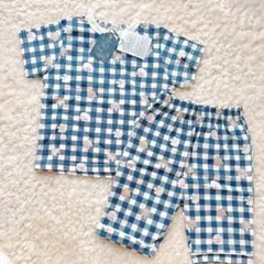 ✳︎新品未使用タグ付✳︎ コトリパジャマ　子犬パジャマ　子どもパジャマ　80㎝　半袖