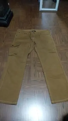 ジョンブルブラウンカーゴパンツ コットン混紡