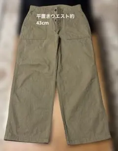 WAREHOUSE ヘリンボーン デニムベイカーパンツ - メルカリ