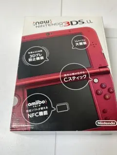 NEW Nintendo3DSLL メタリックレッド