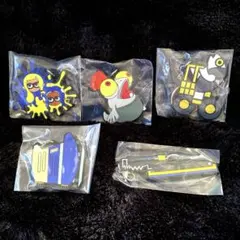 【5点セット】スプラトゥーン　ラバーキーホルダー　チャーム