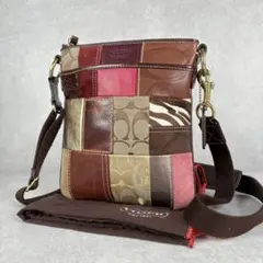 美品　Coach Patchwork Shoulder bag