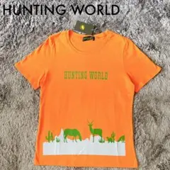 新品 HUNTING WORLD ハンティングワールド ロゴ Tシャツ Mのサムネイル