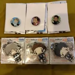 ハイキュー　缶バッジ　ラバスト　烏野３年