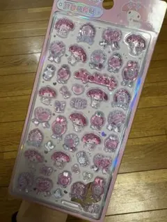そ*ら様 マイメロ　ボンボンドロップシール風　立体シール　海外限定　正規品