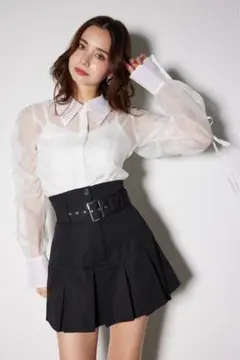 2WAYハイウエストミニスコートショートパンツ リゼクシー リップサービス ザラ