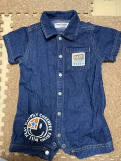 CornHouse コーンハウス　デニムロンパース 80