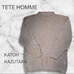TETE HOMME テットオム 加藤和孝 ニット セーターのサムネイル