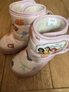 最終値下げ　ディズニープリンセス ブーツ 14.0 ピンク　バースデイ