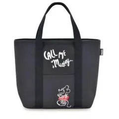 サーモス☆保冷ランチバッグ　7L☆ミッキー！　ブラック