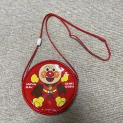 アンパンマン　ミニポーチ　ポシェット　赤
