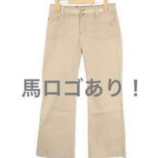 バーバリーブルーレーベル　パンツ　ホースロゴ　 サイス38　ノバチェック